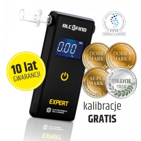 Alkomat AlcoFind EXPERT 10 lat Gwarancji Kalibracje gratis