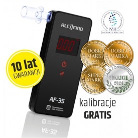 Alkomat AlcoFind AF-35 z Certyfikatem Kalibracji + Kalibracje Gratis